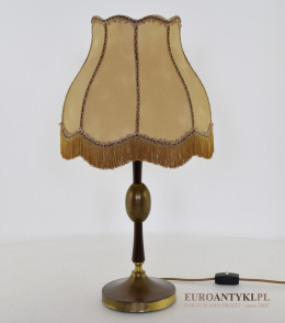 XXL! Wysoka Elegancka Lampa Stołowa z Francji w Stylu Retro Vintage