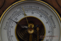 Secesyjna stacja pogody - barometr i termometr z Francji, oryginalne Art Nouveau z lat 1900