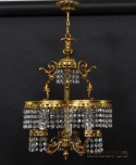 Ludwik XV kryształowe żyrandole wyjątkowo śliczne antyki