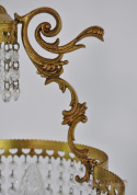 Ludwik XV kryształowe żyrandole wyjątkowo śliczne antyki