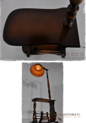 XL ANTYK STARA LAMPA PODLOGOWA Chippendale 1920rok