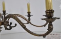 Duży żyrandol eklektyczny antyk do salonu pałacowego. Lampa z brązu