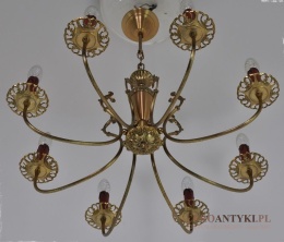 LAMPA STARY DUZY ZYRANDOL W STYLU EMPIRE EMPIR XL