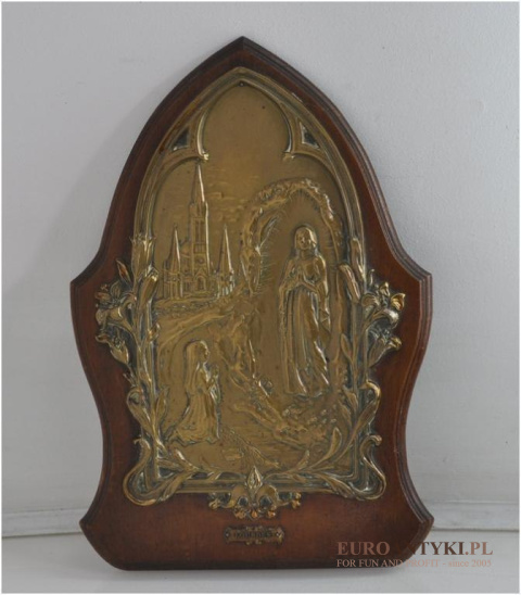 Objawienia Matki Bożej w Lourdes OBRAZ ART NOUVEA