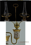 STARA LAMPKA LAMPA FLORENTINE ITALY PORCELANA XL