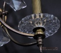2 stare lampy kinkiety z kryształami vintage retro antyki art deco