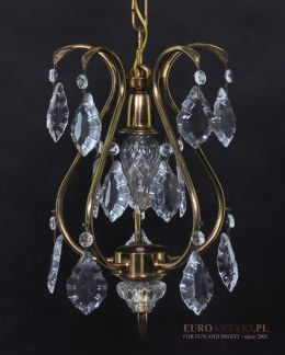 lampa z kryształami