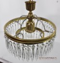 pałacowa lampa z kryształami