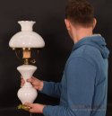 stara szklana lampa