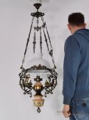 duża lampa rustykalna