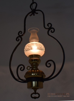 rustykalna lampa sufitowa