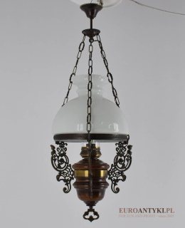 rustykalna lampa sufitowa
