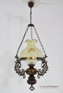 rustykalna lampa salonowa