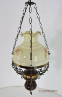 rustykalna lampa do salonu