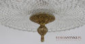 Ekskluzywny plafon kryształowy lampa sufitowa vintage retro. (nr.65)