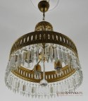 muzealna lampa z kryształami