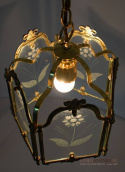 Ozdobna lampa sufitowa vintage retro do ganku holu lampka do wysokiego pokoju