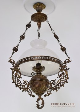 Ekskluzywna lampa sufitowa rustykalny żyrandol do salonu ganku holu antyk