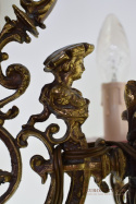 Unikatowa antyczna lampa sufitowa w rustykalnym stylu antyk do salonu