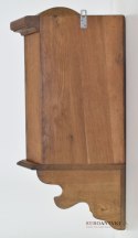 Dębowa szafka rogowa szafeczka w stylu rustykalnym z litego dębu antyk