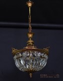 Ekskluzywny zwis sufitowy pałacowy lampa kryształowa wisząca do pałacu zamku antyki