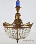 Ekskluzywny zwis sufitowy pałacowy lampa kryształowa wisząca do pałacu zamku antyki