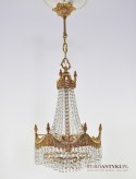 Kryształowa grucha żyrandol z kryształów do salonu pałacu ekskluzywna lampa dla konesera