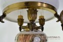 Rewelacyjna lampa sufitowa do dworu pałacyku dworskie oświetlenie antyczne
