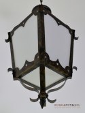 Zamkowa lampa wisząca lampka sufitowa do zamku rustykalna