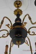 Żyrandol Empire salonowa lampa wisząca empir do dwroku pałacyku zabytek
