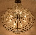 Antyczny żyrandol kryształowy do pałacu dworu ekskluzywny chandelier z kryształami