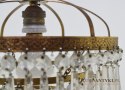 Kryształowa lampa wisząca do ekskluzywnych aranżacji zwis z kryształkami