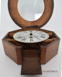 Muzealny zegar dworcowy z lat 1870 BRUXELLES Vandeplancke Tordoir slave clock antyk