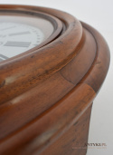 Muzealny zegar dworcowy z lat 1870 BRUXELLES Vandeplancke Tordoir slave clock antyk