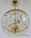 Wytworny żyrandol kryształowy grucha kryształowa lampa do ganku holu