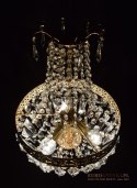 Wytworny żyrandol kryształowy grucha kryształowa lampa do ganku holu