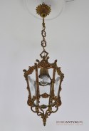 Barokowy zwis lampa wisząca barokowa lampka rokoko do zamku dworku antyki