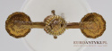 Mała francuska lampka sufitowa mini żyrandol z Francji antyk do łazienki holu