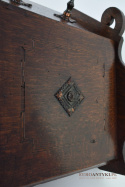 Muzealna węglarka antyk naczynie starodawny pojemnik na węgiel grunderzeit antique