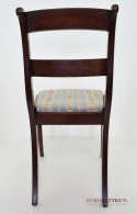 Wiktoriańskie krzesło antyczne meble oryginalne muzealne dworskie