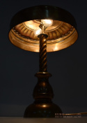 Secesyjna lampa gabinetowa lampka mosiężna do gabinetu antyczna
