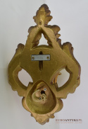 Barokowy kinkiet lampka rokoko kolor starego złota oświetlenie retro vintage