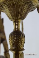 Delikatny żyrandol mosiężny z Włoch lampa książęca do zamku antyki