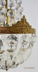 Kryształowy zwis grucha z kryształów lampa kryształowa do klatki schodowej