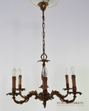 Stare złoto żyrandol barokowy ekskluzywna lampa sufitowa do wykwintnego pomieszczenia