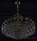 Antyk kryształowy żyrandol do recepcji hotelowej chandelier z kryształów na sufit