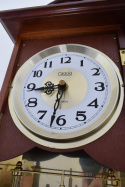 Stary zegar skrzyniowy na ściane retro vintage rustyk antyki dekoracyjne Gracia