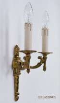 Kinkiety Empire lampki w stylu księstwa francuskiego antyki do dworku pałacyku