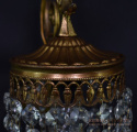 Retro kinkiet z kryształami vintage lampka ścienna lampa na ścianę
