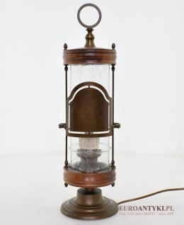 rustykalna lampa stołowa
